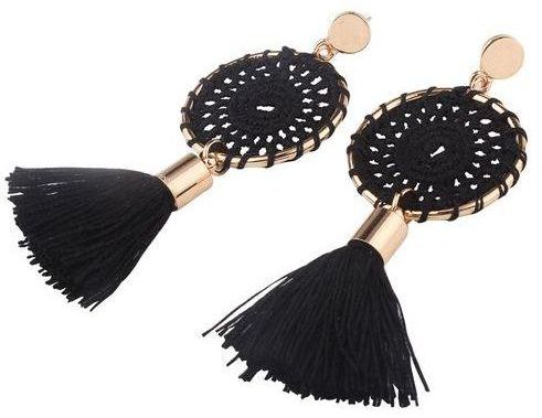 Eissely Fashion Bohemian Vintage Long Tassel Fringe Boho Dangle Earrings Women Jewelry