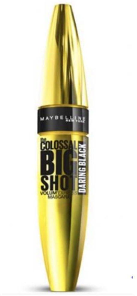 Maybelline Newyork The Colossal Big Shot Noir Very Black, Gold