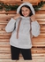 Girls' Fur-Enhanced Sweatshirt, 10-Year-Olds, Winter Trends 2024, High-Quality Fabric, Ultra-Soft Materials, Printed in Attractive Colors - Blend of Comfort and Elegance for All Occasions in the Cold