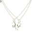 Fashion 2 Pcs Fashion Best Friends Love Heart Pendant Couple Chain Necklace Jewelry Gift-#03