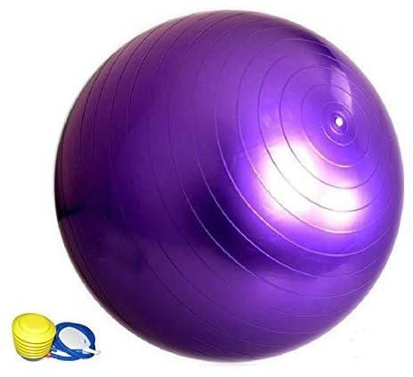 65cm Exercise Fitness Aerobic Ball for GYM Yoga Pilates Pregnancy Birthing Swiss Purple