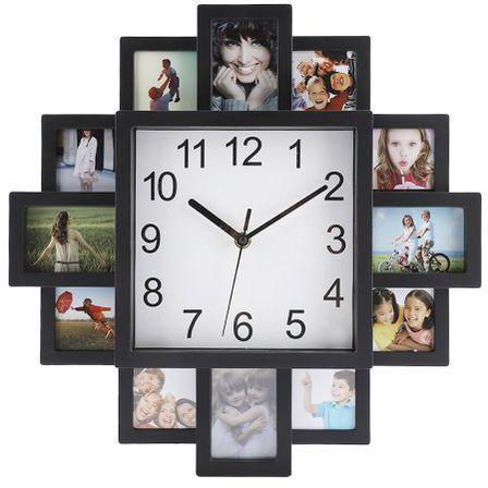 Modern 16 Inch Photo Frame Wall Clock
