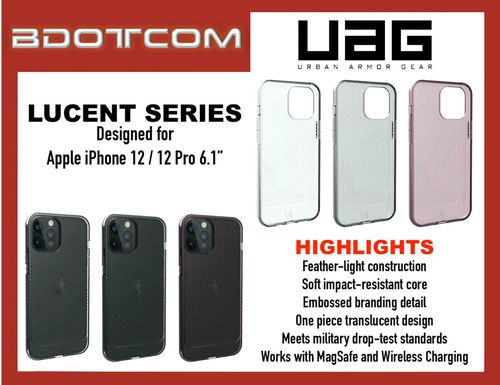 Original UAG Lucent Series Protective Cover Case for Apple iPhone (3 Colors)