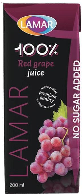 Lamar Sugar Free Grape Juice - 200ml