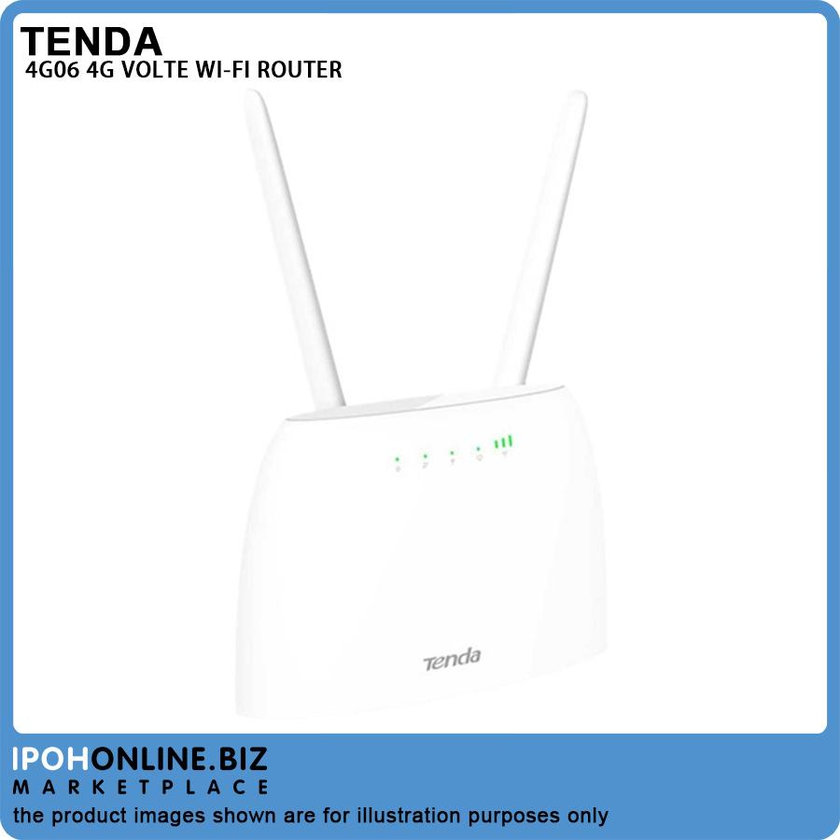 Tenda 4G06 N300 Wi-Fi 4G VoLTE Router
