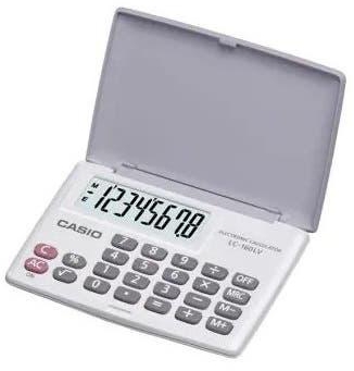 Get Casio LC-160LV-WE-W-DH Portable Dual Leaf Practical Calculator - White with best offers | Raneen.com