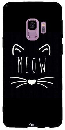 Thermoplastic Polyurethane Skin Case Cover For Samsung Galaxy S9 Meow