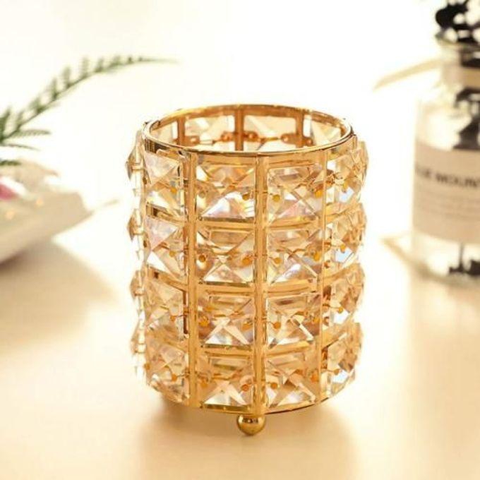 Bright Gold Crystal Vase - Multifunction