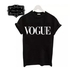 Print Shirt - Vogue - Black
