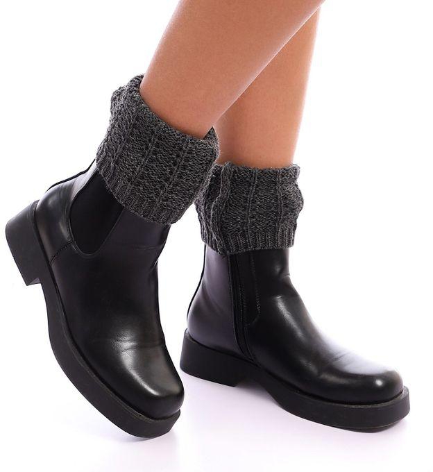xo style Boot Socks Cuffs Winter Short Crochet Knit Leg Warmers Boot Socks