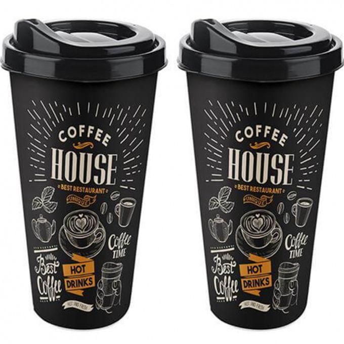 Titiz Plastic Hot & Cold Cup - 650 Ml. - 2 Cups