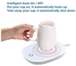 Berocia waterproof beverage coffee mug cup warmer usb electric heating plate tea milk heater coasters for drinks with automatic turn on/off for soup chocolate milk cocoa etc