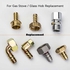Universal Gas Stove Hob Inlet Joint Hose Connection L Shape Elbow Gas Stove