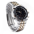 WEIDE WH 905 LED Analog Digital Stainless Steel Quartz Watch for Men- Gold