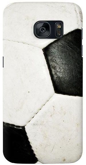 غطاء رفيع وانيق لهاتف سامسونج جالاكسي S7 - بطبعة كرة القدم
