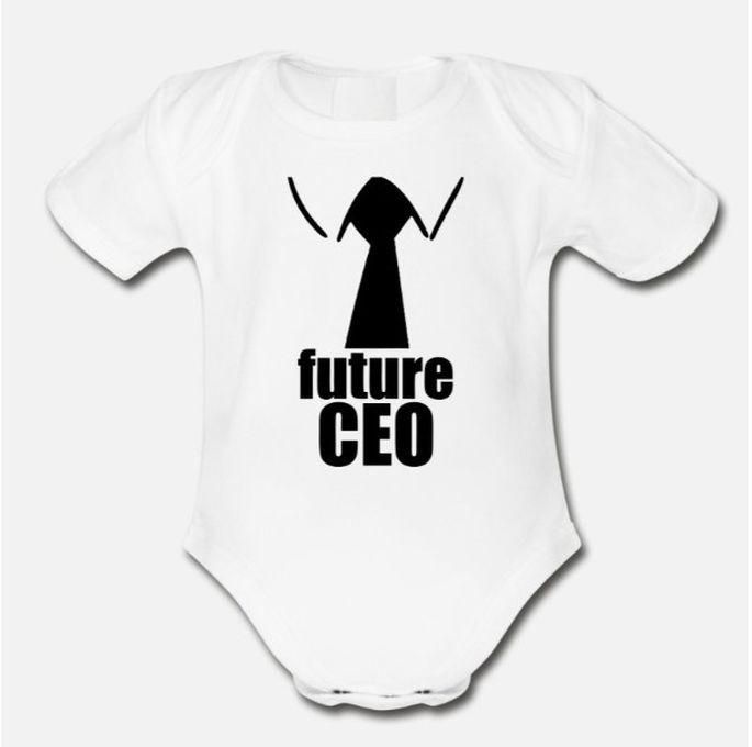 Future Ceo Organic Short Sleeve Baby Bodysuit