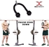 Max Strength Barbel Machine Cable Attachment Pro Grip Revolving Non Slip Handle Bar Pro Grip Revolving pull down Lat Bar-Silver, for Bicep Tricep