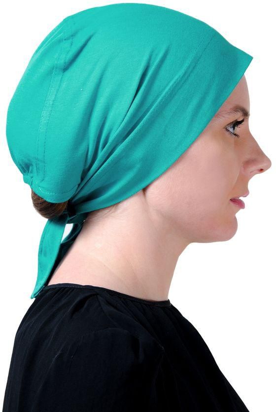 Tie Shop Egyptian Cotton Headwrap - Light Teal - Free Size
