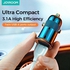 Joyroom C-A06 3.1A dual-port smart car charger black