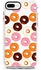 Protective Case Cover For Apple iPhone 8 Plus Donut Drops Full Print