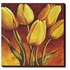 Decorative Wall Painting With Frame Yellow/Grey/Orange 34x34cm