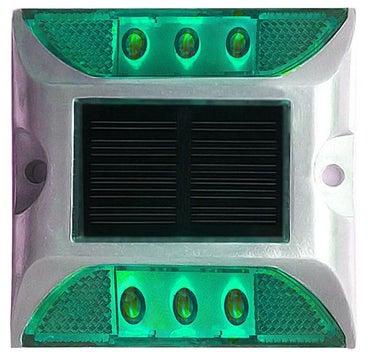 طقم ضوء LED للممرات يعمل بالطاقة الشمسية مكون من 6 قطع أخضر 10.1x2.8x10سنتيمتر