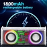 Bluetooth Speakers, Portable Wireless Speaker with 10w Stereo Sound, Transparent Speaker with Led Colorful Lights, Bluetooth 5.3, Tws Pairing, Party Speaker for Home Camping, Birthday Parties(1 Pack)