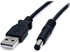 StarTech.com 3 ft USB to Type M Barrel 5V DC Power Cable - Power cable - USB (power only) (M) to DC jack 5.5 mm (M) - 3 ft - molded - black - USB2TYPEM