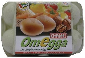 Khaleej Omega Fresh Eggs - 6' s