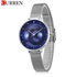 Curren 9029 Stainless Steel Wristwatch - Blue / Silver