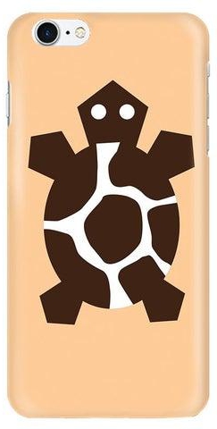Matte Finish Slim Snap Case Cover For iPhone 7 Tribal Turtle