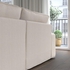 KIVIK 3-seat sofa with chaise longue, Tresund light beige - IKEA