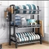 Heavy Duty 3 Tier Dish Rack With Cutlery Holder