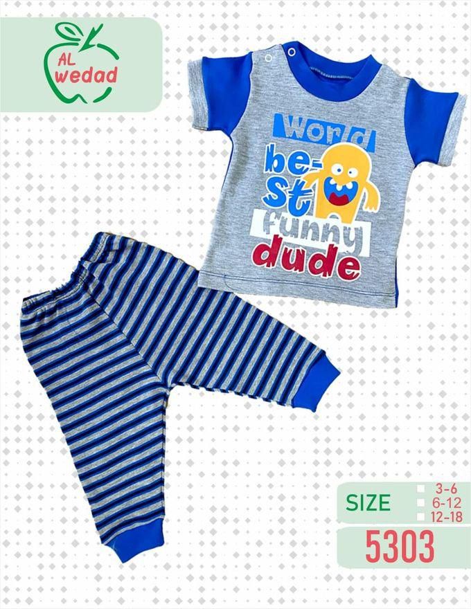 Al Wedad Baby Boy Pajama Set - B - 5303