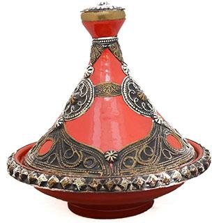 Large Red Morrocan Tagine