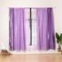 Deals For Less Luna Home, Modern Drape Tulle, Double Layer Window Curtains Set Of 2 Pieces, Purple Color