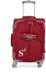 Senator Brand Softside Large Check-in Size 83 Centimeter (32 Inch) 4 Wheel Spinner Luggage Trolley in Red Color LL003-32_RED