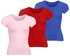 Silvy Set Of 3 T-Shirts For Women - Multicolor, X-Large