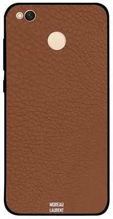 Protective Case Cover For Xiaomi Redmi 4X Brown Leather