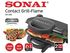 Sonai SH-300 Contact Grill And Sandwich Maker 1800 Watts - Black