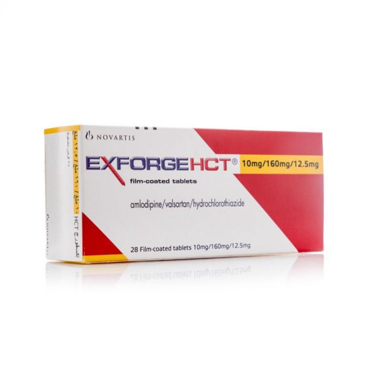 Exforge HCT 10mg/160mg/12.5mg Tablets, 28 Tablets
