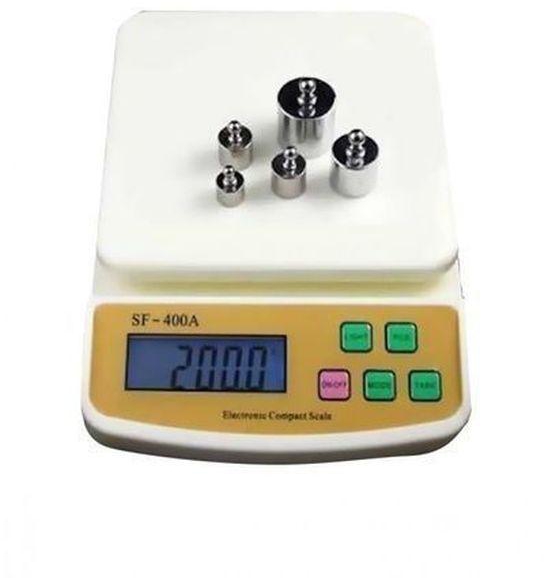 Digital Kitchen Scale - 10 Kg + Adapter