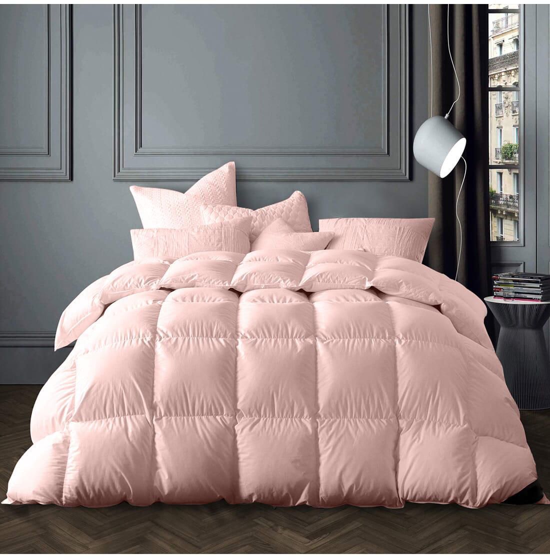 Regal In House 2-Pieces 100% Turkish Cotton Comforter Queen Size - Pink 50001 v52