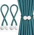 Magnetic Curtain Holder With Flexible Metal Rope Can Be Shaped
