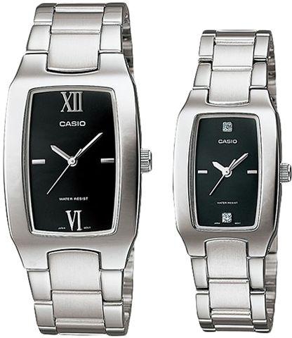 Casio His and Her Couple Analog, Dress Watch - MTP/LTP-1165A-1C2