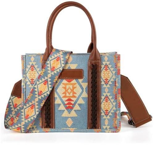 Tote Bag for Women, Shoulder Bag for Women Weave Bucket Handbag, Boho Shoulder Purses and Handbags