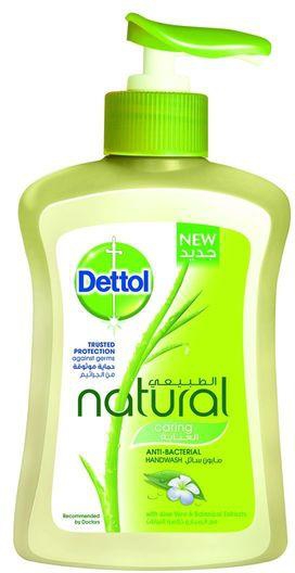 ديتول - صابون سائل لليدين الطبيعي *العناية* برائحة الصبار وخلاصة النباتات ٢٠٠ مل