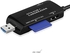 Generic Micro 3.0Usb Otg Hub + Card Reader With C-Type Interface