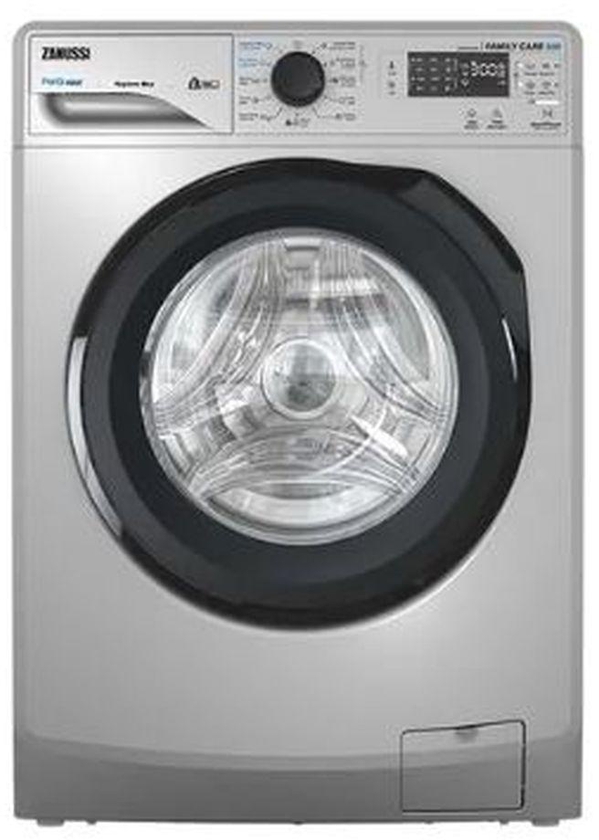 Zanussi ZWF7240SB5 7KG Perlamax Front Load Washing Machine 1200 Rpm – Silver & Black Door