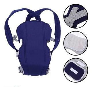 Infant Baby Carrier Newborn Kid Backpack Sling Wrap Rider Adjustable Shoulder Belt Blue